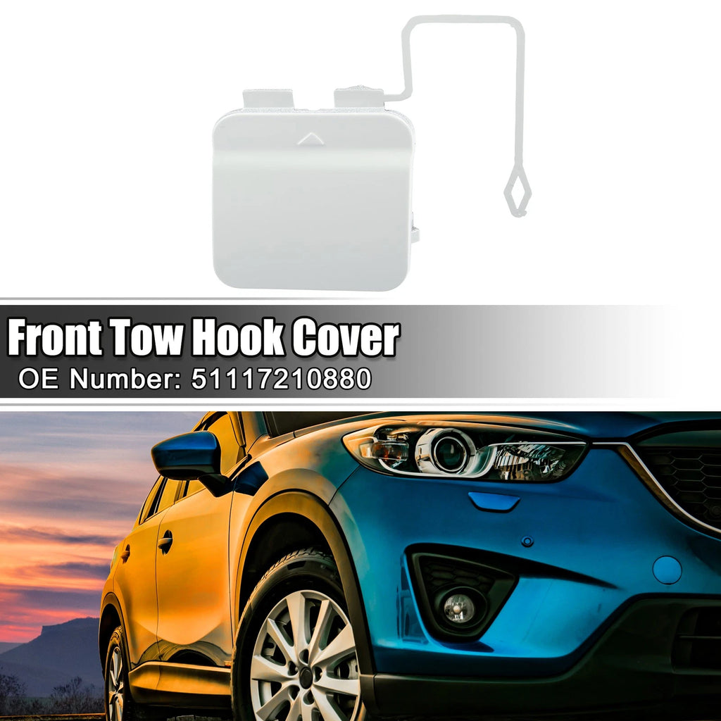 Tow Hook Cover for BMW 7 Sedan F01 F02 (2009–2015) White Gray