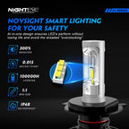 2X 9006 LED Headlights Kit for NOVSIGHT (6500K, 60W, 13000LM)