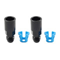 6AN Male to 3/8" Female EFI Fuel Rail Fitting for SAE Quick-Disconnect