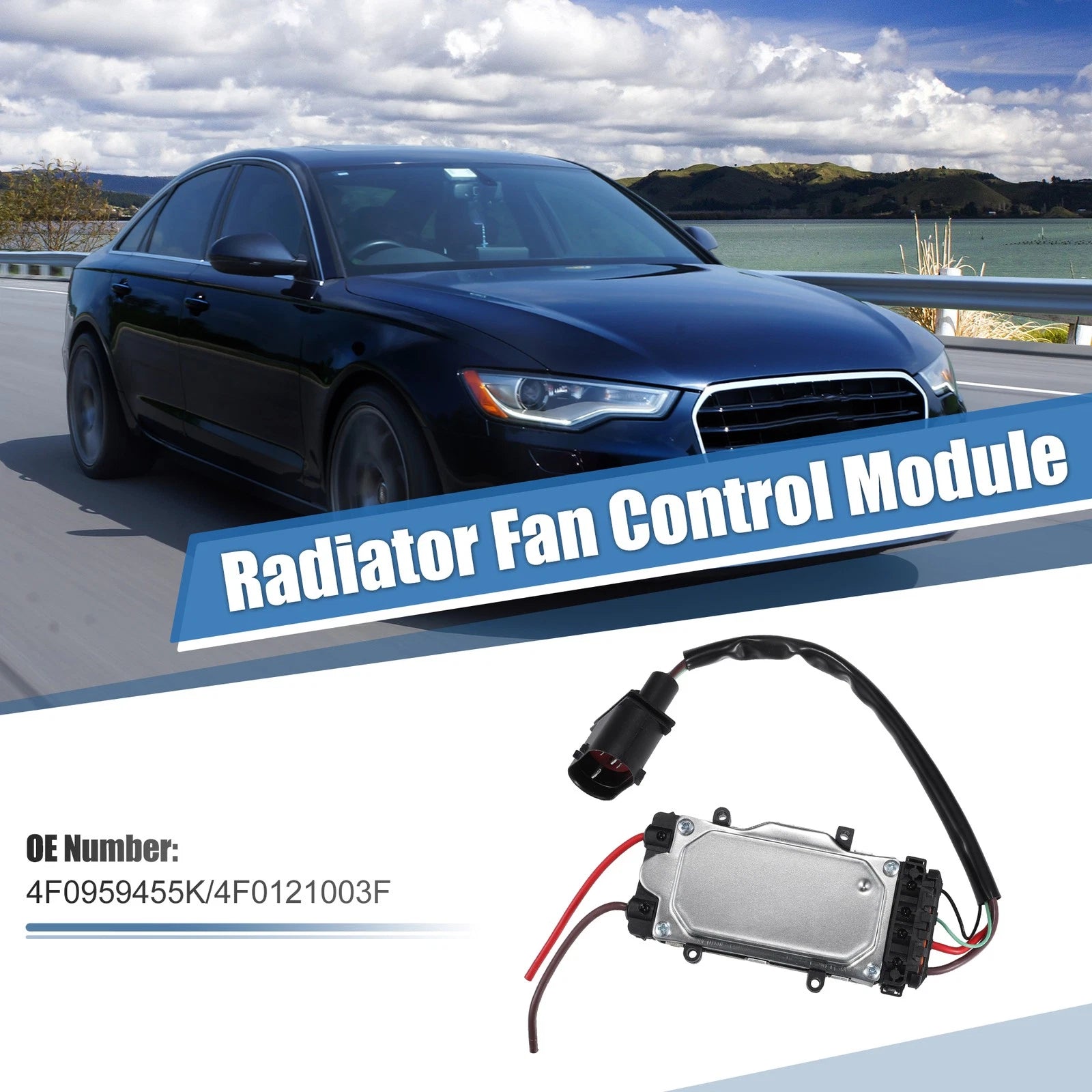 Radiator Fan Control Module No. 4F0121003F for Audi 