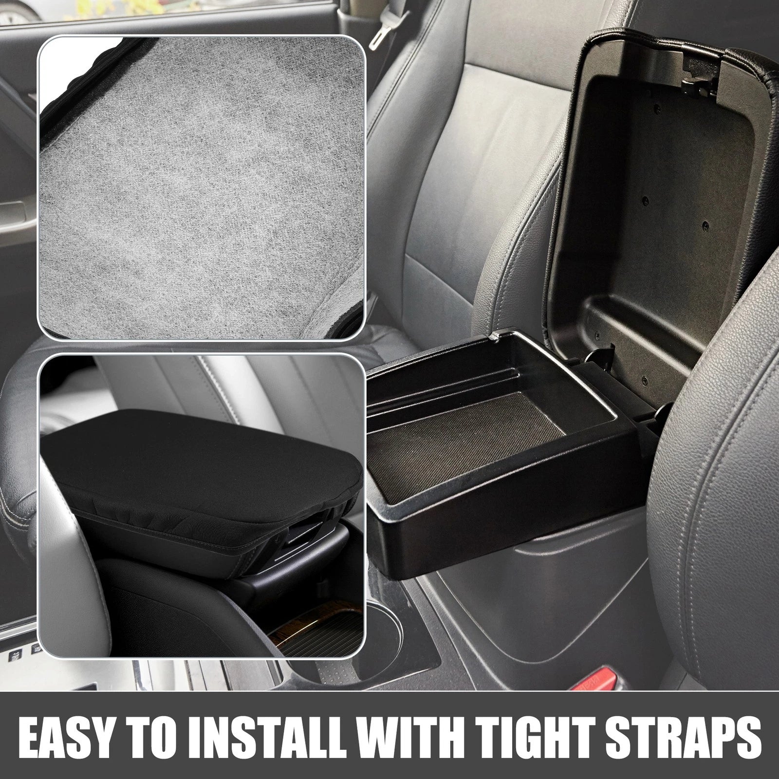Center Console Cover Armrest Protector for Mazda CX-30 (2020–2023) Black