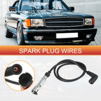 9pcs Spark Plug Wire Ignition Coil Cable No.1161501319 for Mercedes-Benz 380SE (1980–1985)