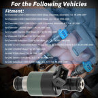 1 Pc Fuel Injector No.17113221 for Chevrolet C2500 C3500 K2500 K3500 (1990–1999)