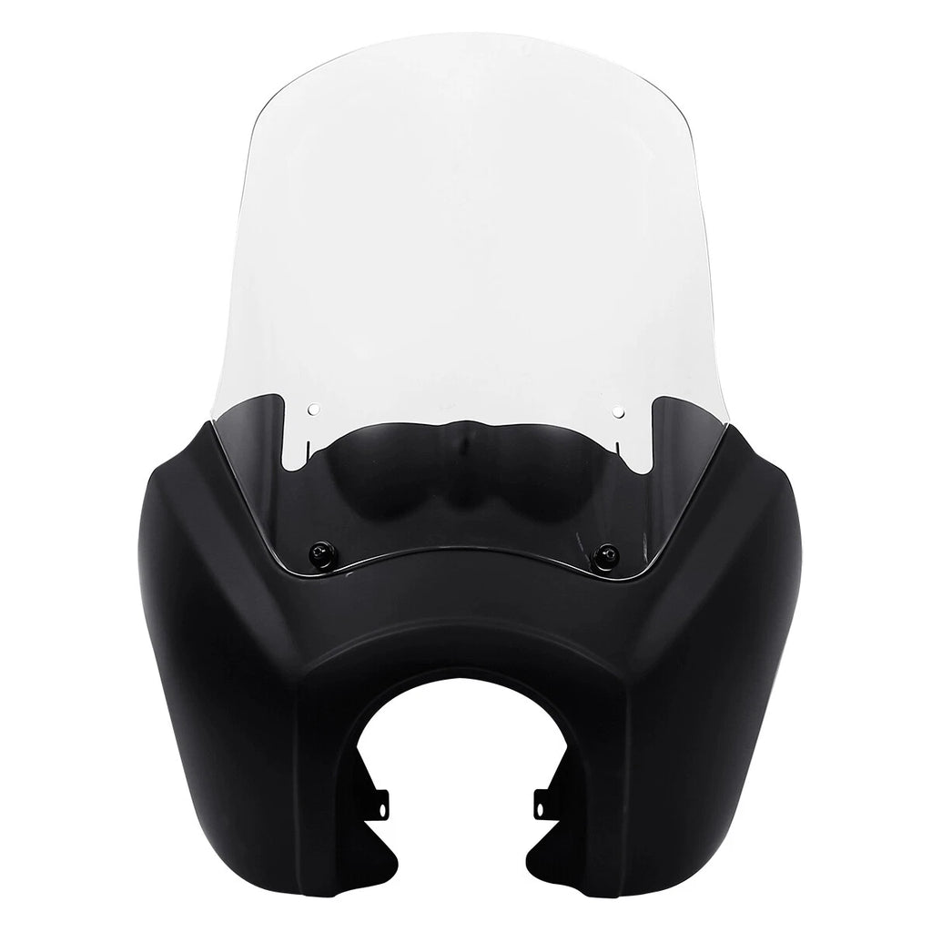 Front Fairing & 15" Windshield for Harley Dyna Fat Bob Low Rider (2008–2017)