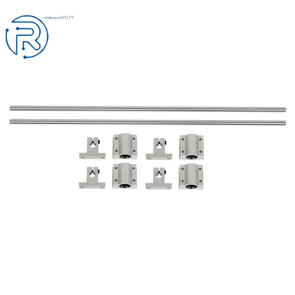 10x 500mm Linear Motion Rail Shaft with 4 SCS10UU Bearings & SK10 Support