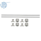 10x 500mm Linear Motion Rail Shaft with 4 SCS10UU Bearings & SK10 Support