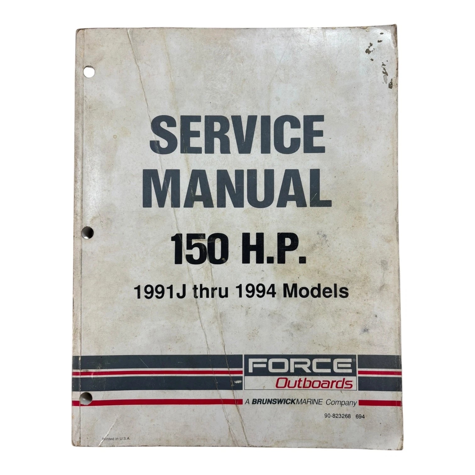 Service Manual for Force Outboards 150 HP (1991–1994) 90-823268
