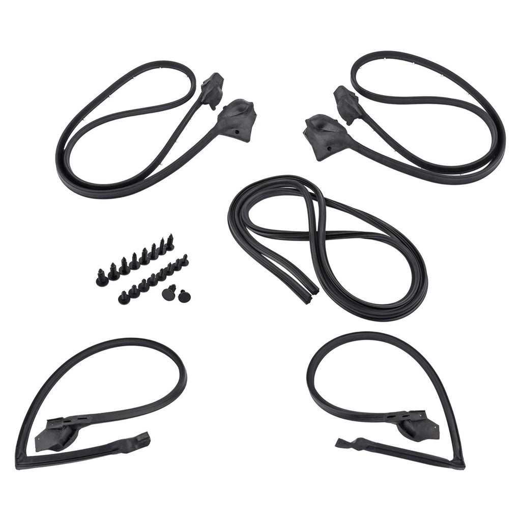 Set of 5 Weatherstrip Seals for Chevrolet Camaro Pontiac Firebird (1970–1981)