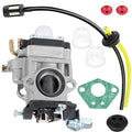 15mm Carburetor for 50cc 52cc Lawn Mowers (Gasket & Installation Kit)