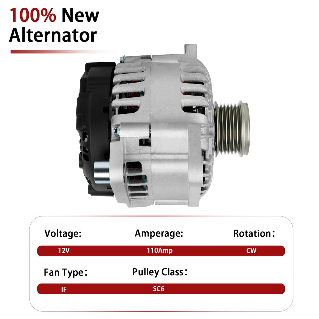 Alternator for Nissan Altima 2.5L (2007-2009)