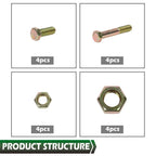 Rear Shock Relocation Kit for Chevy C10 C20 GMC Pickup (1963–1972)