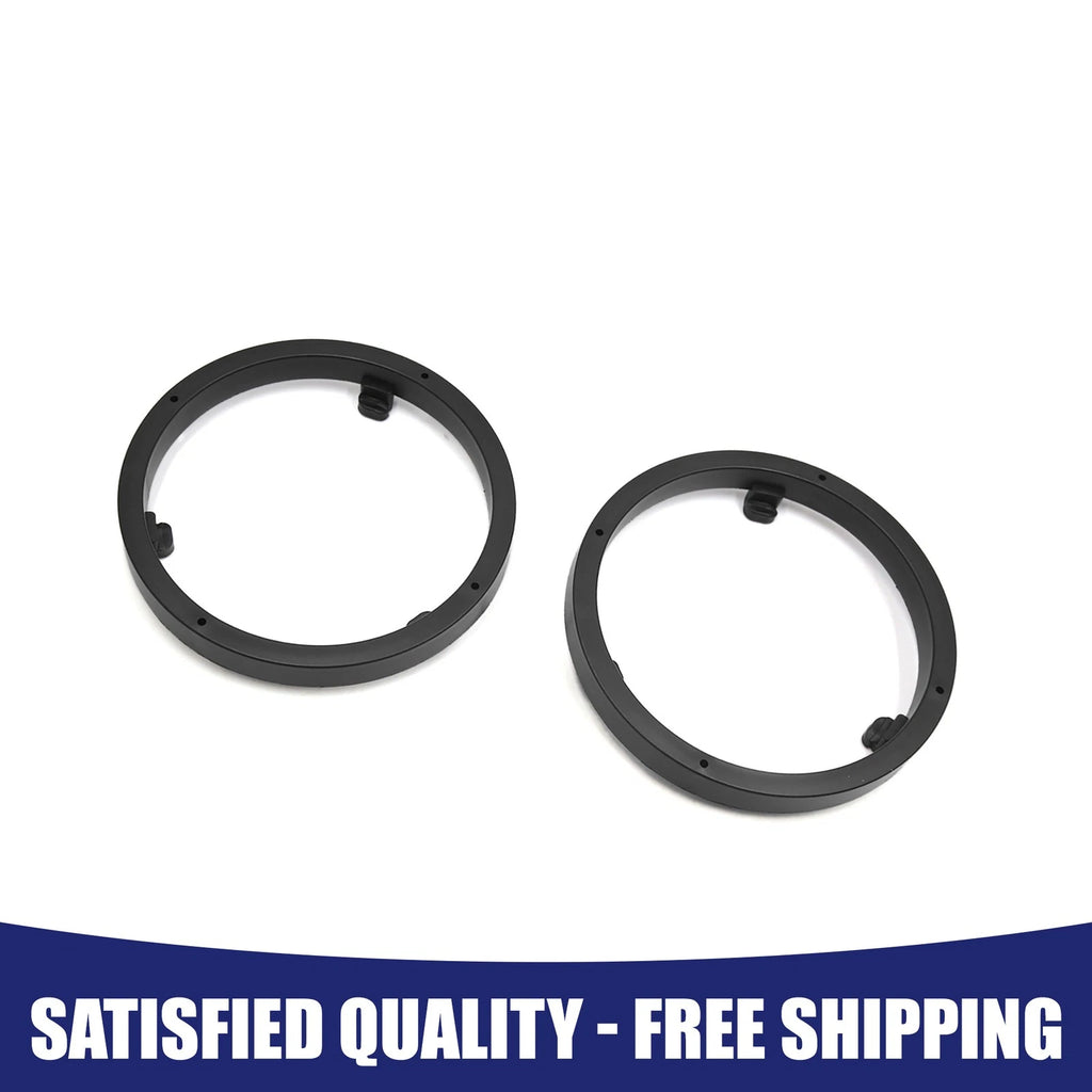 Set of 2 Black 6.5" Speaker Spacer Adaptor Rings for Mitsubishi