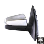 Door Mirror for Pontiac Chevy (VAQ2, GM1321413) Right Passenger Side Chrome