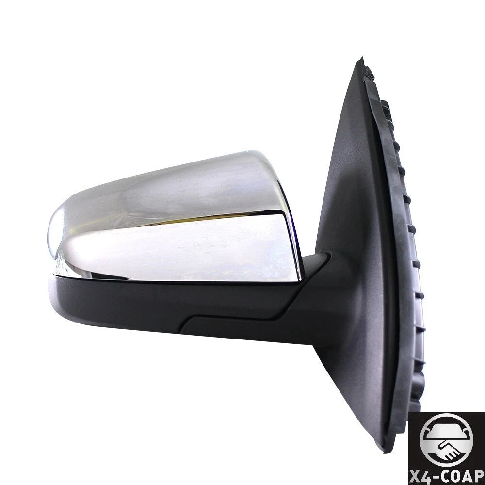 Door Mirror for Pontiac Chevy (VAQ2, GM1321413) Right Passenger Side Chrome