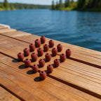 20pcs Perforated Float Balls for Deep Water Fishing Nets PVC