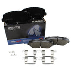 Set of 4 Akebono ProACT Ultra Premium Ceramic Front Brake Pads for 2013–2016 Dart Cherokee