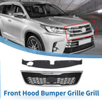 Front Upper Hood Bumper Grille for Kia Sorento (2013) No.863502P500 Black