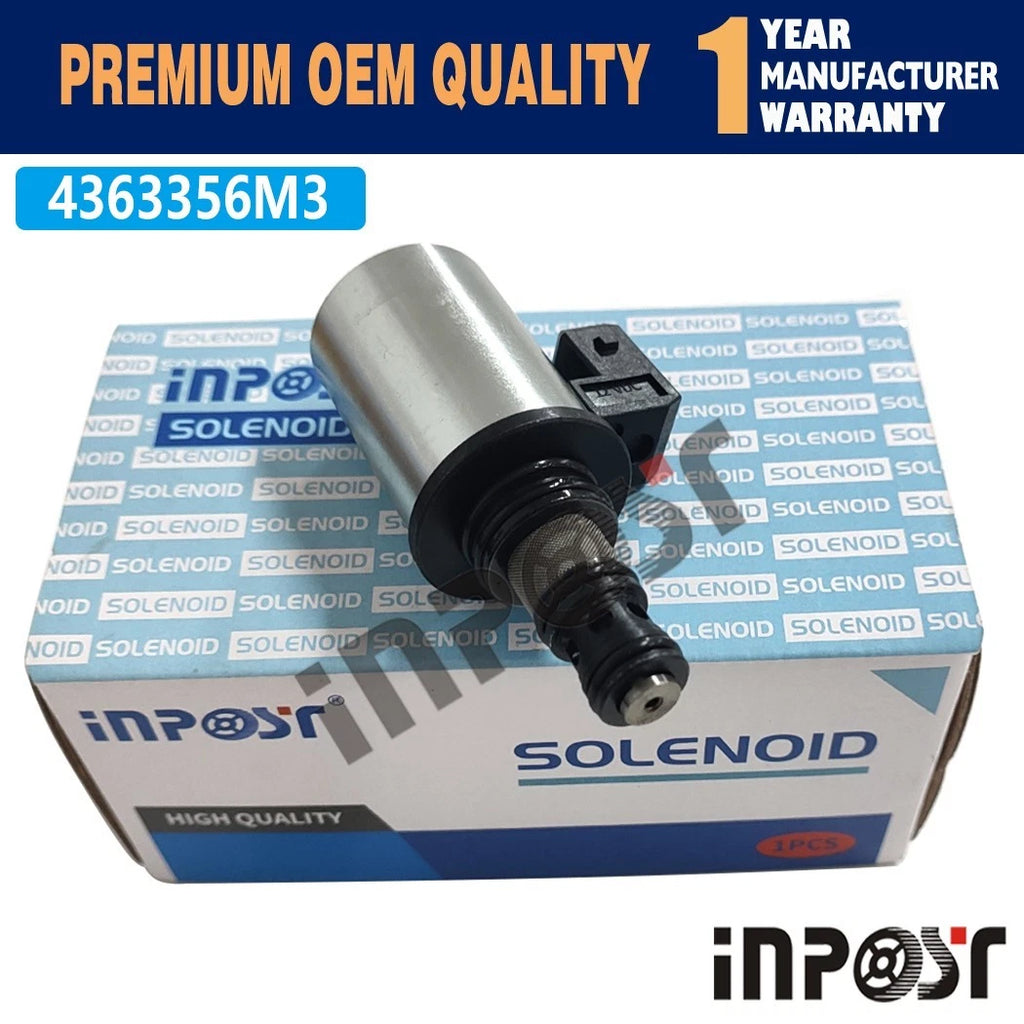 12V Solenoid Valve 4363356M3 for Massey Ferguson 5400-6445