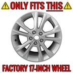 17 Inch Chrome Wheel Skins Replacement for 2017 Ford Escape (2017–2019)