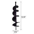 6" Earth Auger Drill Bits for Gas Powered Post Hole Digger