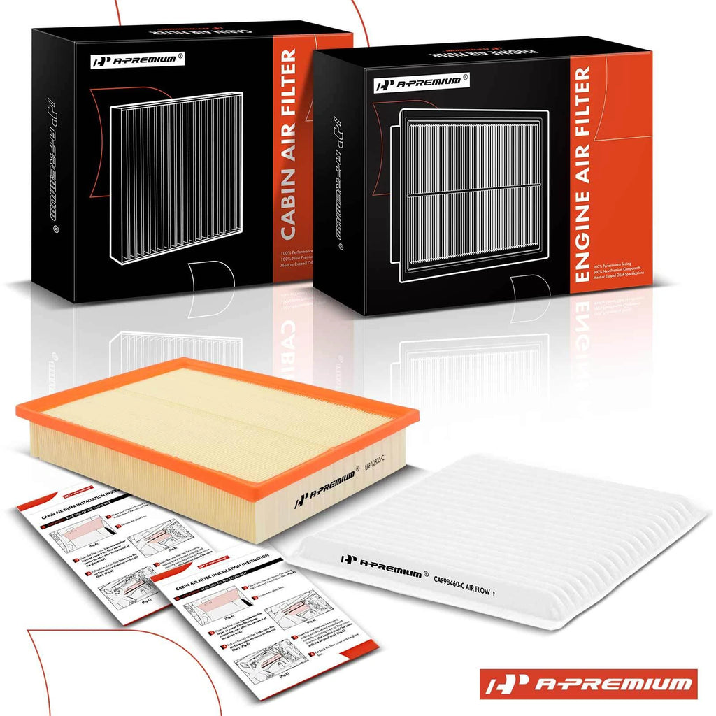 Engine and Activated Carbon Cabin Air Filter for Dodge Caliber Jeep (2007–2012)