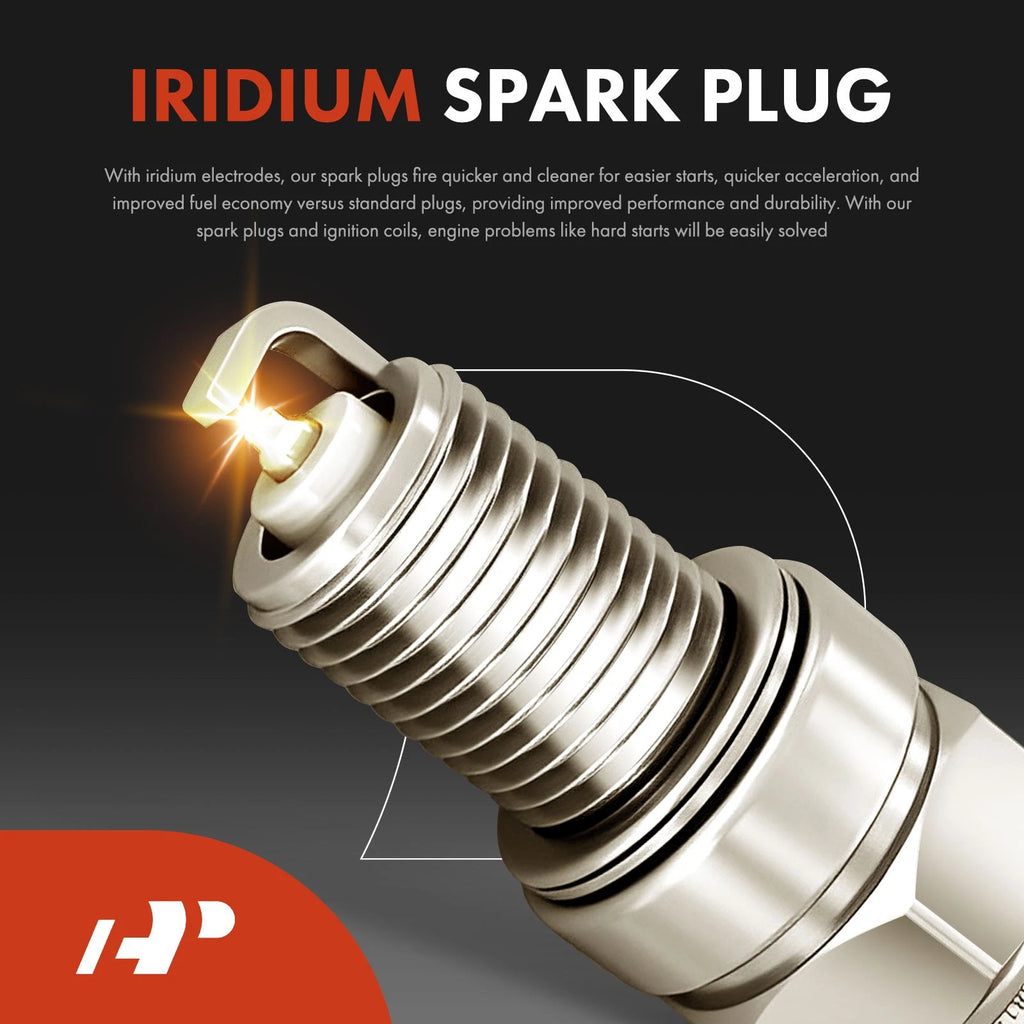 Set of 4 Ignition Coils & Iridium Spark Plugs for Ford Escape