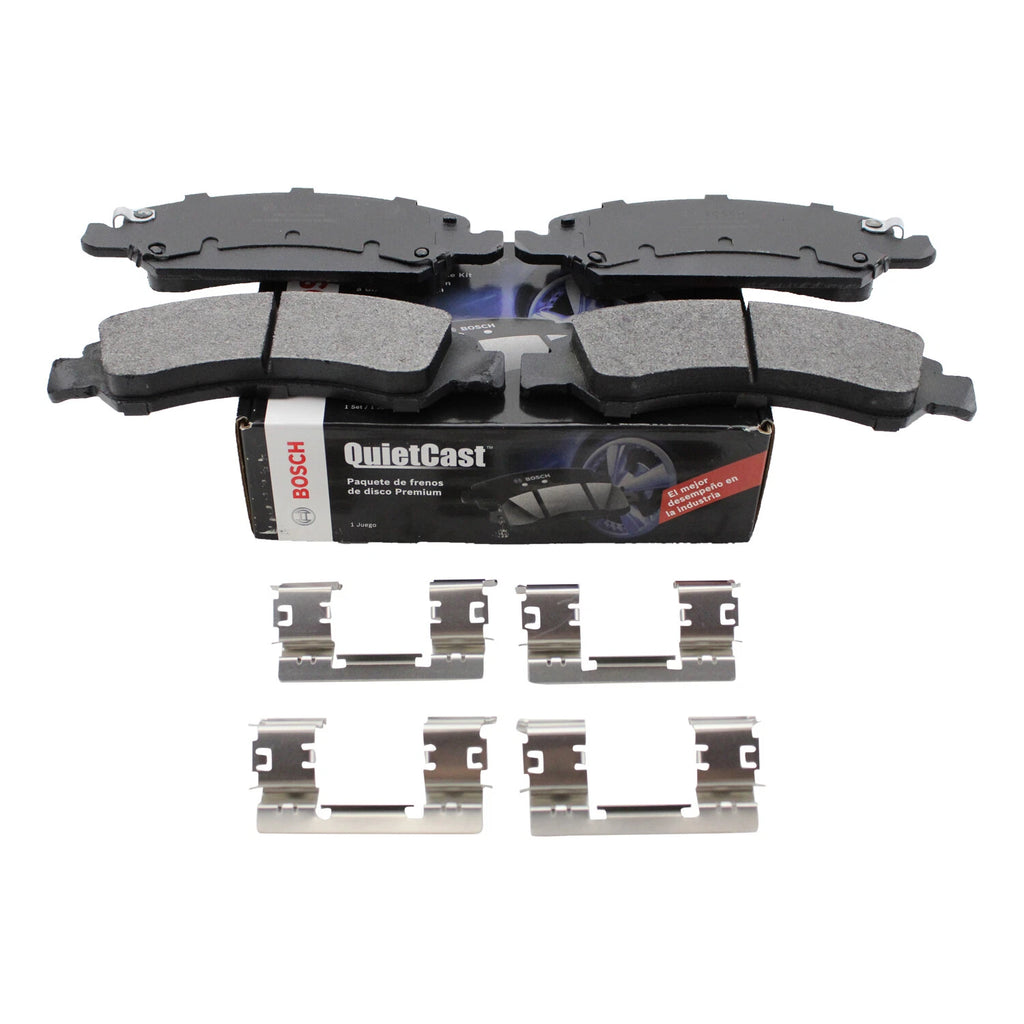 Bosch QuietCast Brake Pads for Cadillac Escalade, XTS & Chevy Silverado, Sierra 1500 (2014–2020)