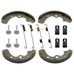 Front Brake Shoes with Springs & Pins Kit for Kawasaki Mule 3000-4010