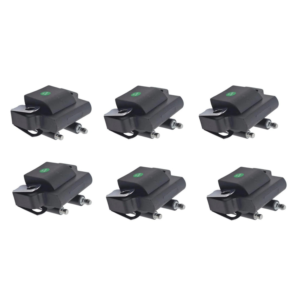 Set of 6 Ignition Coils for Johnson Evinrude Outboard Engine (582508, 18-5179)