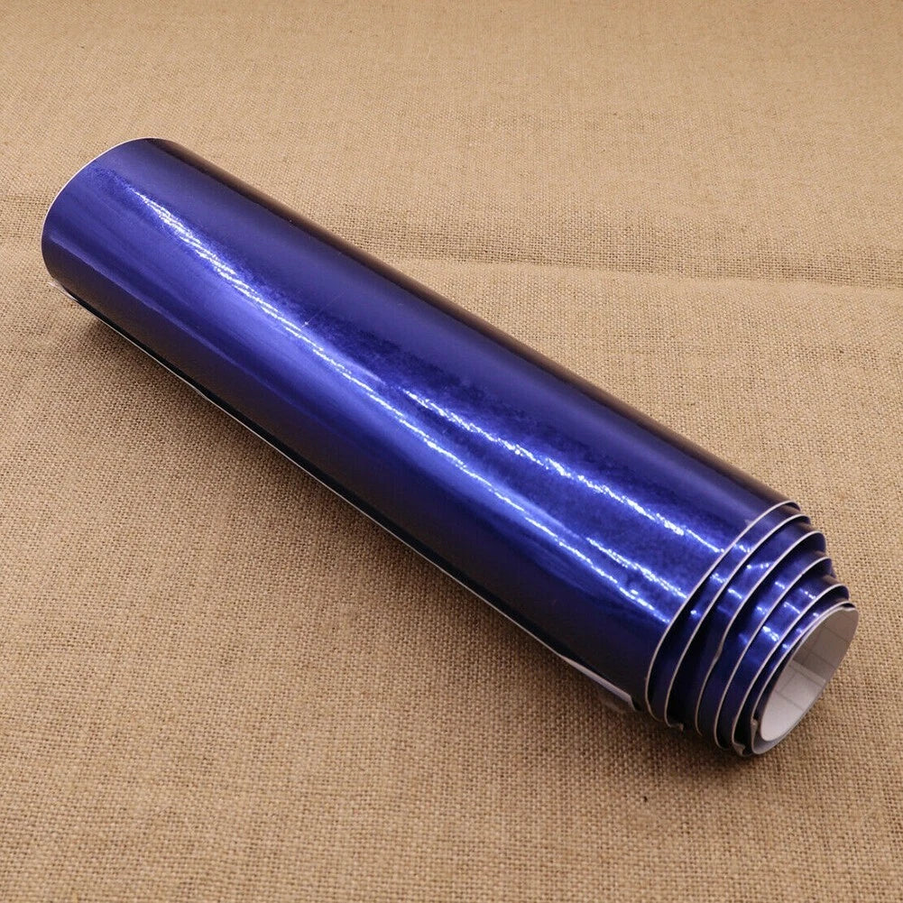 Mirror Vinyl Wrap Film Roll / 150x30cm / for Dark Blue Car