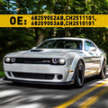 2X Front Bezel Lamp Headlight Trim for Dodge Challenger (2015–2021)