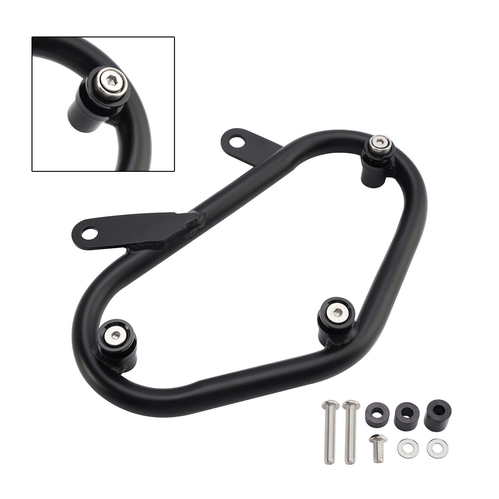 Luggage Rack Side Saddle Bag Mount Bracket Left for Speed Scrambler 400 X (2024-2025)