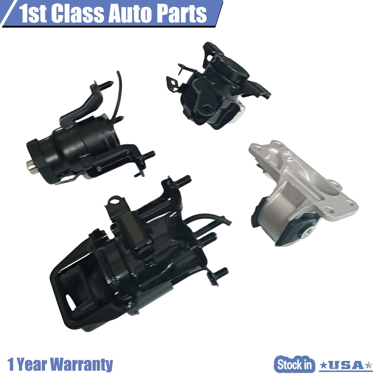 Set of 4 Engine Mounts & Trans Mount for Toyota Camry 2.5L (2018–2022)