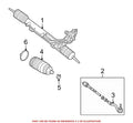 Genuine OEM Outer Steering Tie Rod End 32106793497 for BMW