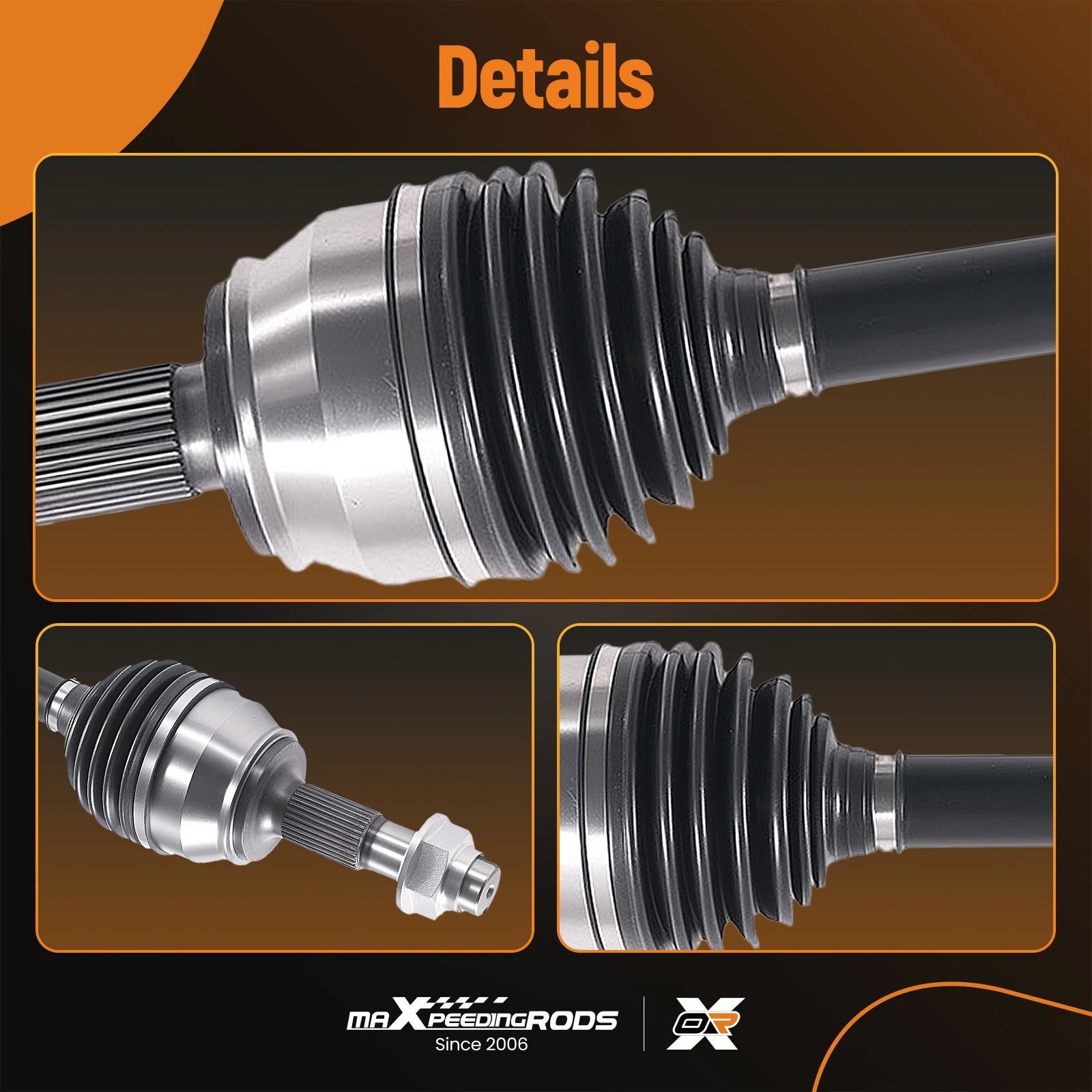 CV Axle Shaft Assembly Front Right for Ram ProMaster 2500 (2014–2018) NCV22003