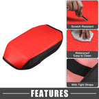 Center Console Armrest Cover for Mazda CX-5 (2017–2023) Black Red