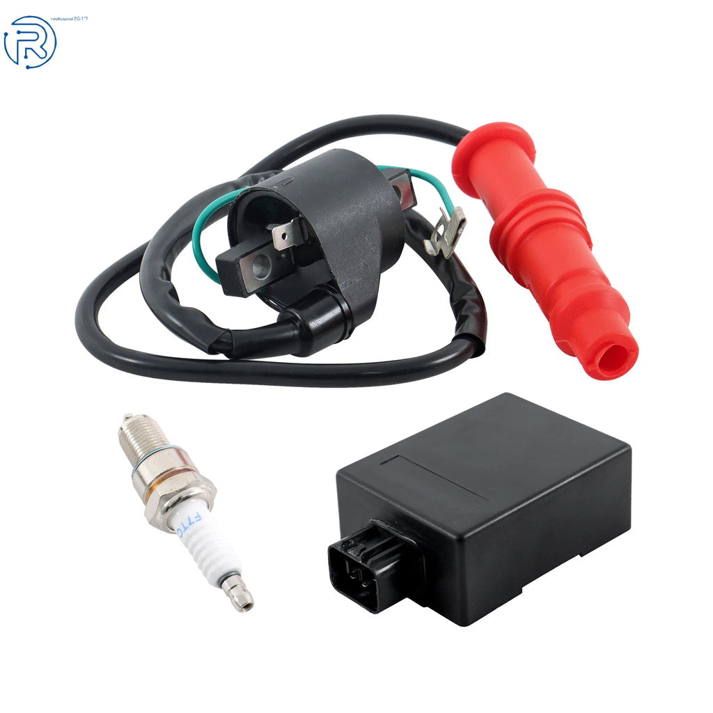 Ignition Coil Spark Plug CDI for Polaris Sportsman 400, Scrambler 500 (2004–2009)