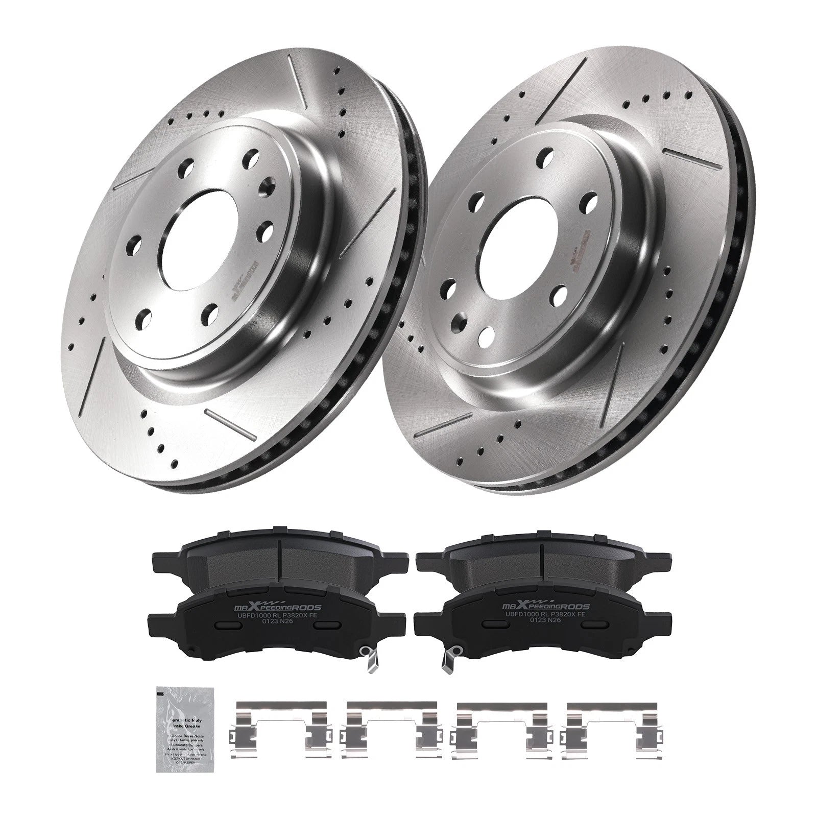 Front Brake Rotors & Pads Kit for GMC Acadia (2007–2017) D1169