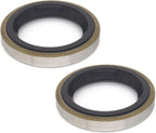 2 Pcs Oil Seals for Johnson Evinrude OMC Outboard Engines (0330137, 313398)