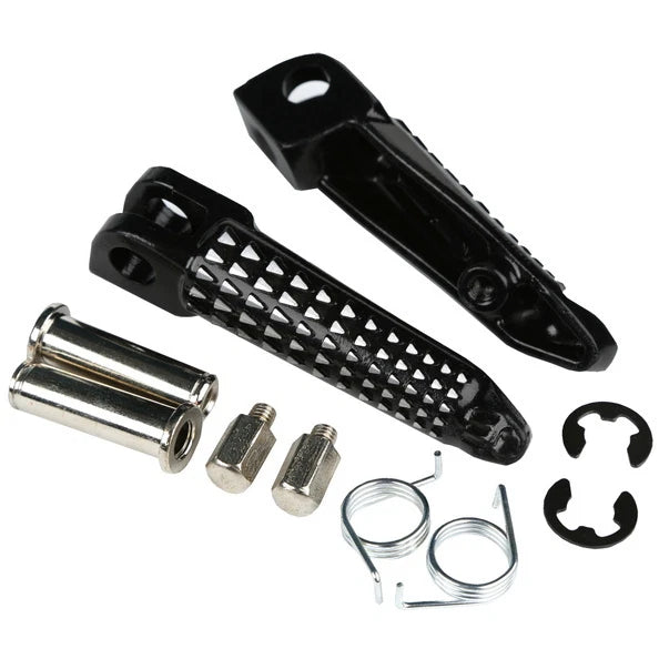 Front Driver Footrests Pegs for Kawasaki Ninja 650R EX650 (2006–2013)