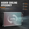 Cooling Radiator DPI-13282 for Hyundai Equus (2011–2016)