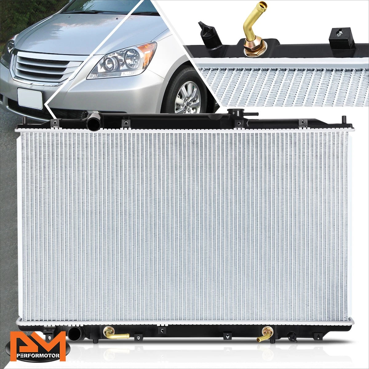 OE Style Aluminum Core Cooling Radiator for Honda Odyssey (2005–2010) DPI-2806