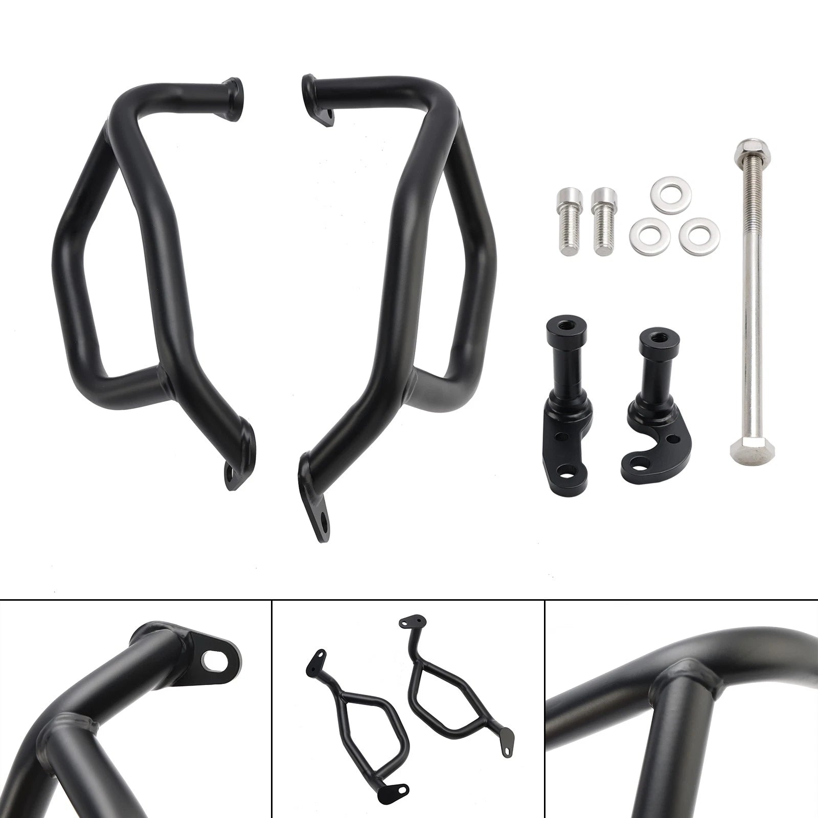 Engine Protect Guard Frame Lower Crash Bar for Honda NX400 NX500 (24)