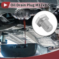 1 Set M121.5 Oil Drain Plug for BMW & Mercedes-Benz