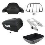 Matte King Trunk Backrest Mount for Harley Touring Road Street Glide (2014–2026)