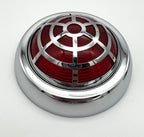 Round Flush Fit LED Tail Lights with Web Style for 1950 Pontiac Spider