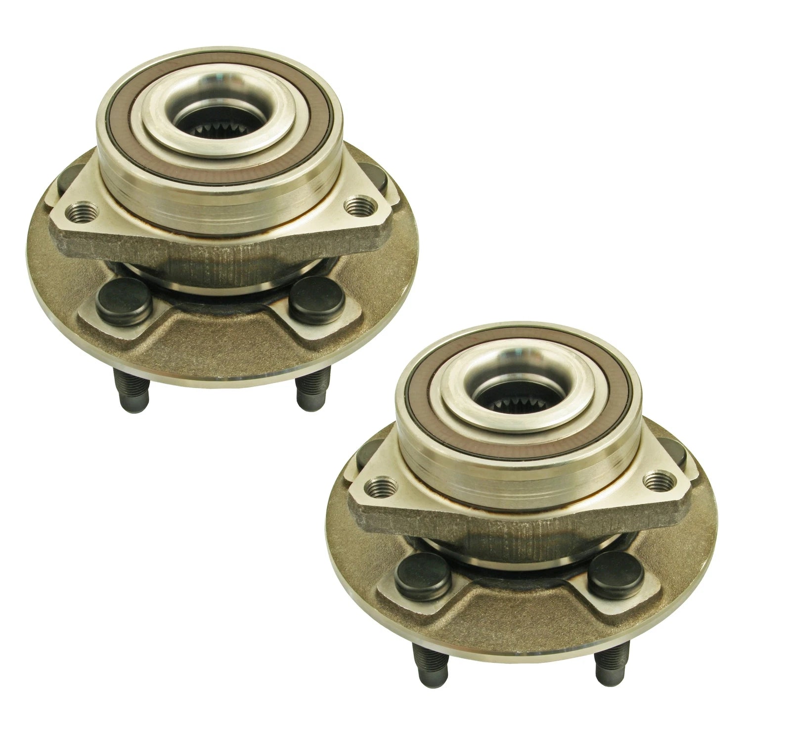 Set of 2 Front Wheel Bearing & Hubs Assy for Chevy Equinox AWD (2010–2016)