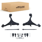 10x Front Lower Control Arms & Tie Rod Ends for Honda Civic (2001–2005)