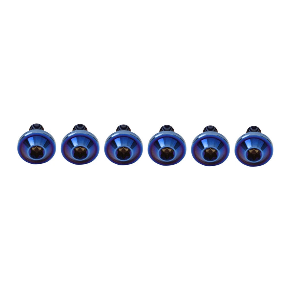 Set of 6 Alloy M5x30mm Torx Head Screws for Bike Motorcycle GZ