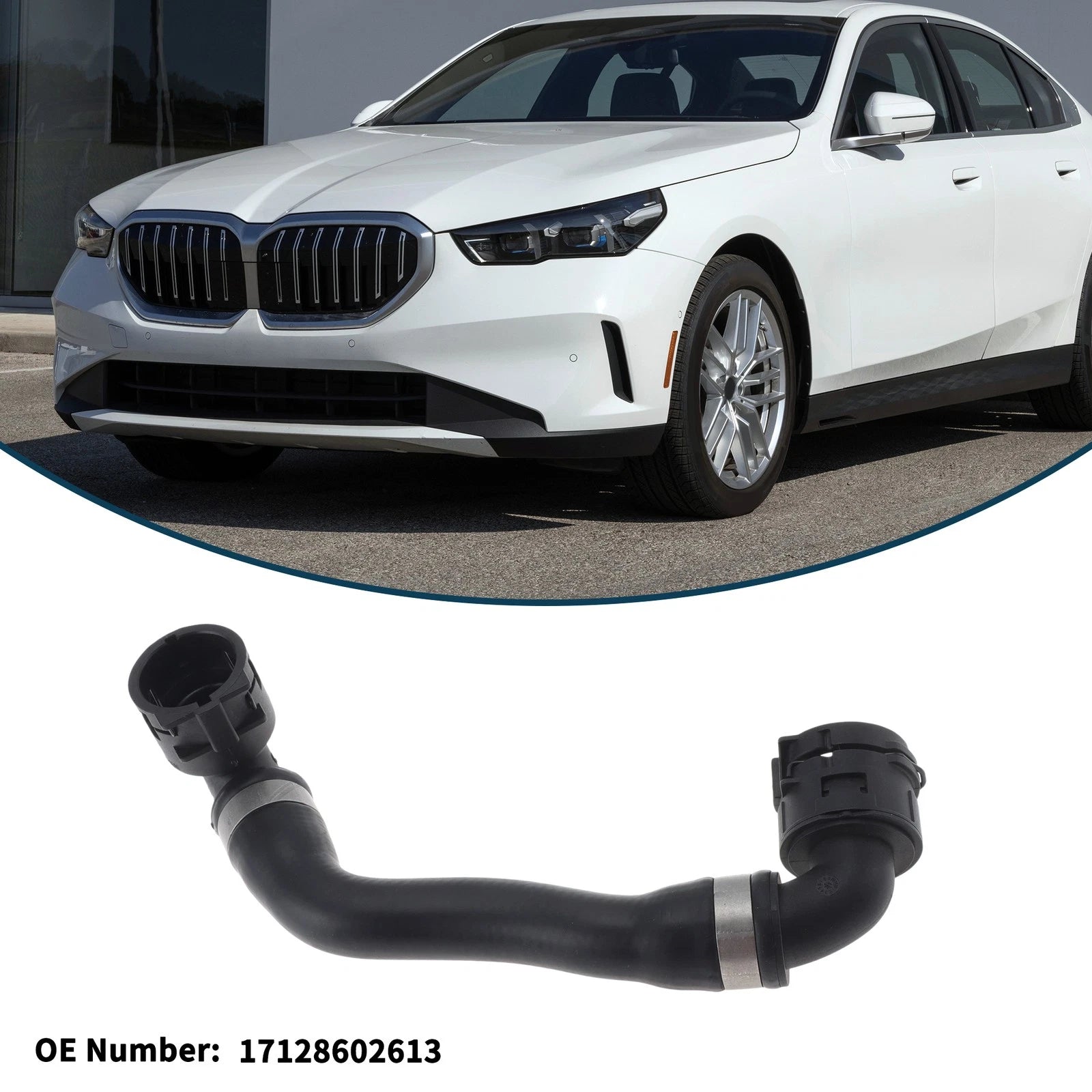 Radiator Hose No.17128602613 for BMW 530i (2017–2023)